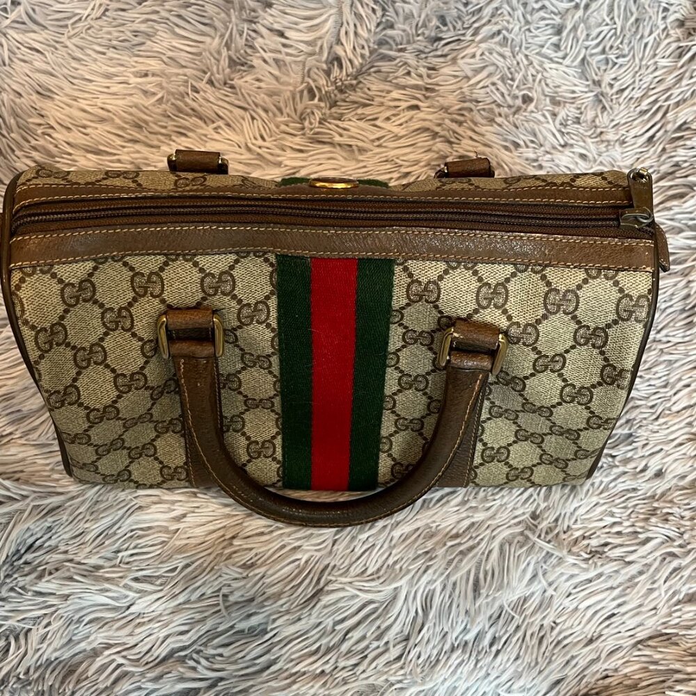 Gucci Leather Vintage 1980's Purse